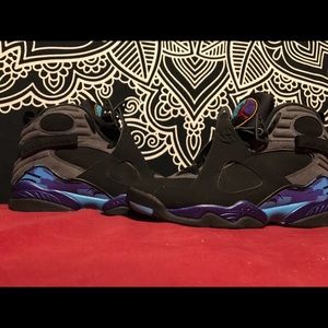 Retro Jordan’s 8 aqua